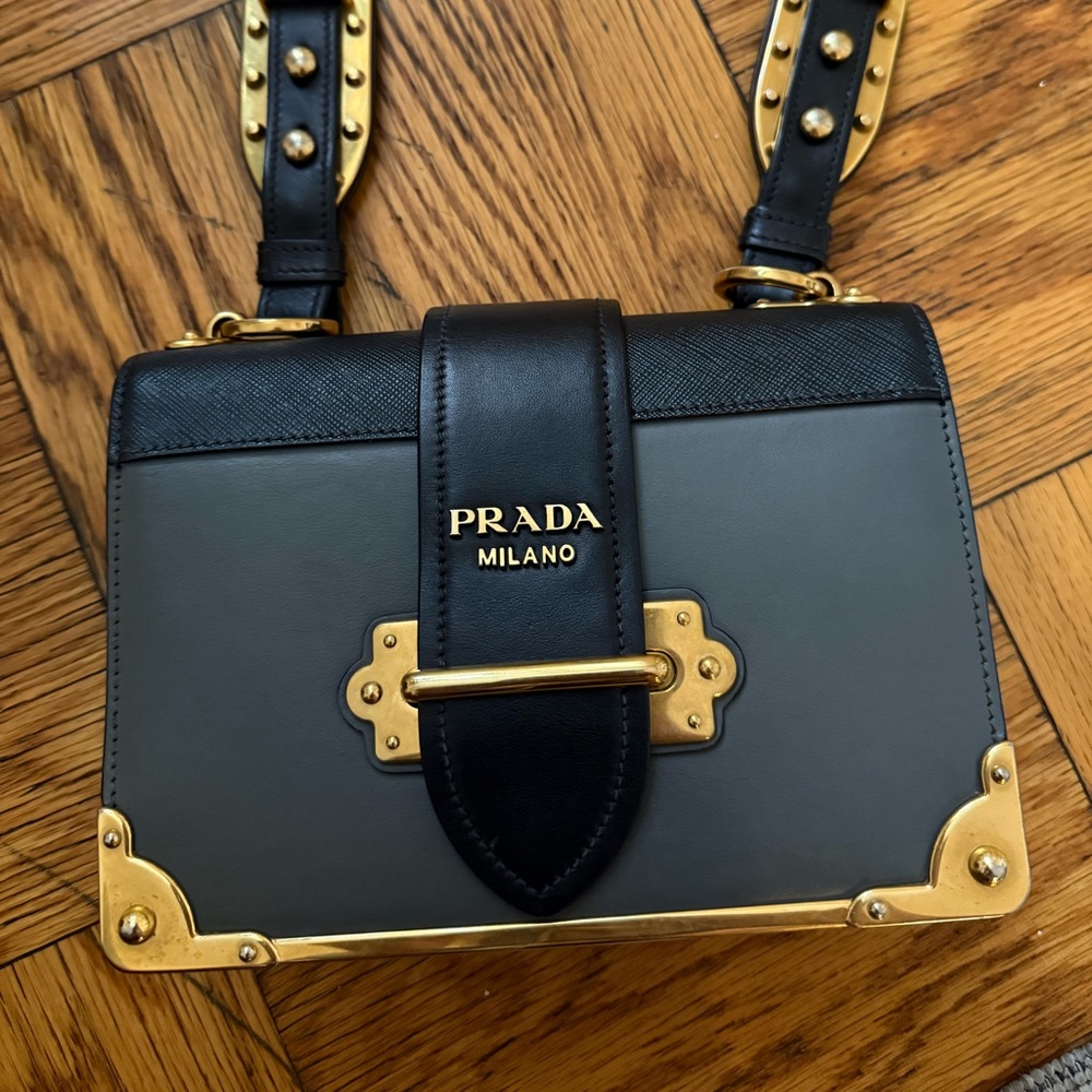 Prada Cahier Calfskin Bag